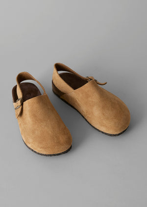 Bosabo Suede Clogs | Tan