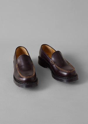 Solovair Leather Loafers | Cordovan