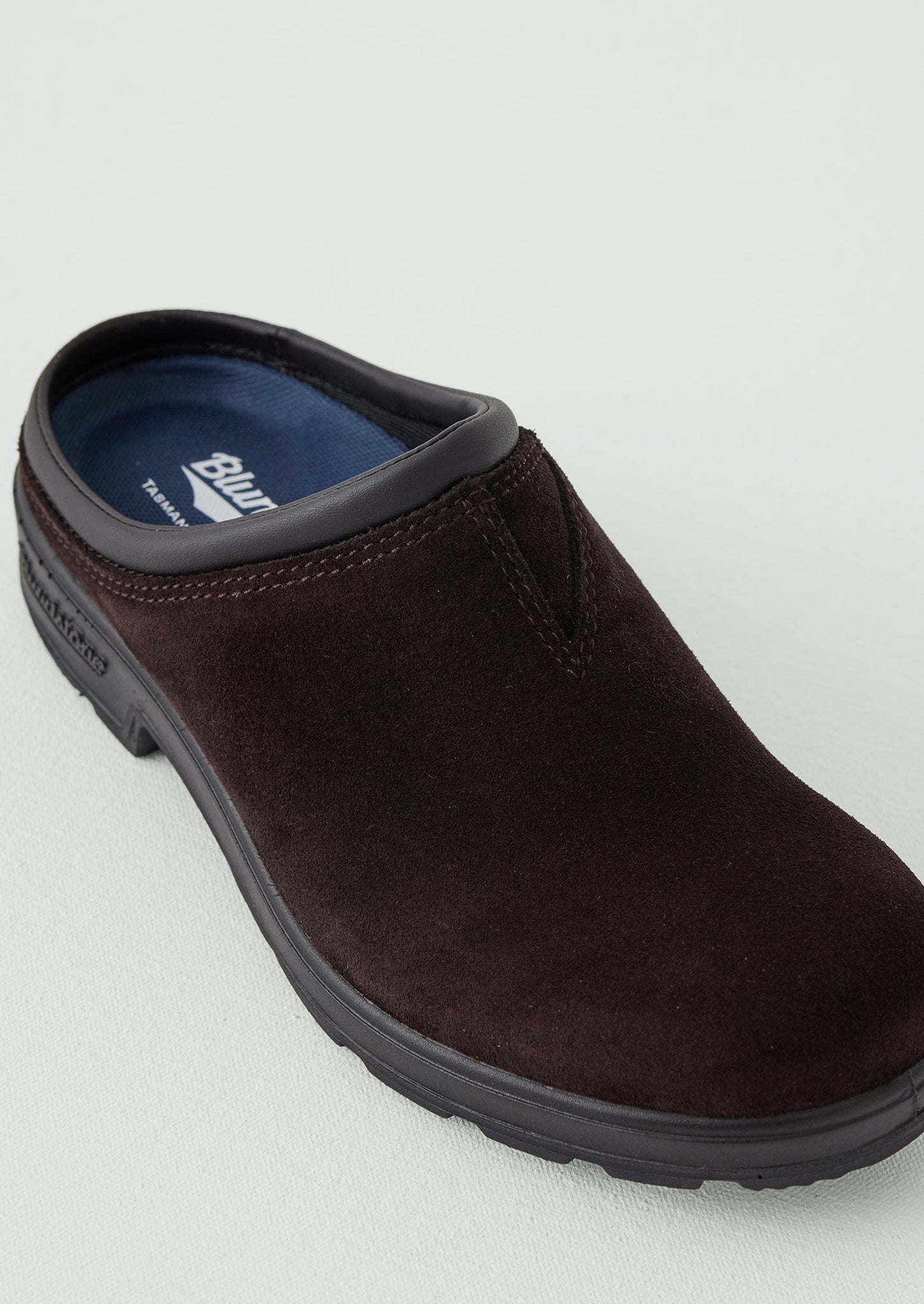 Blundstone Suede Clogs | Dark Brown