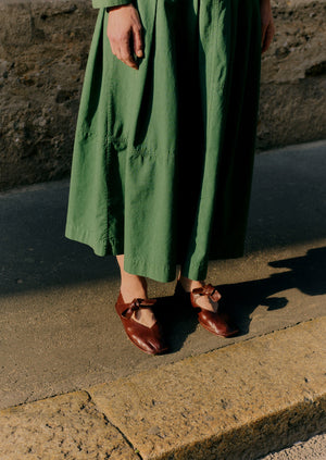 Hereu Llasada Leather Shoes | Chestnut