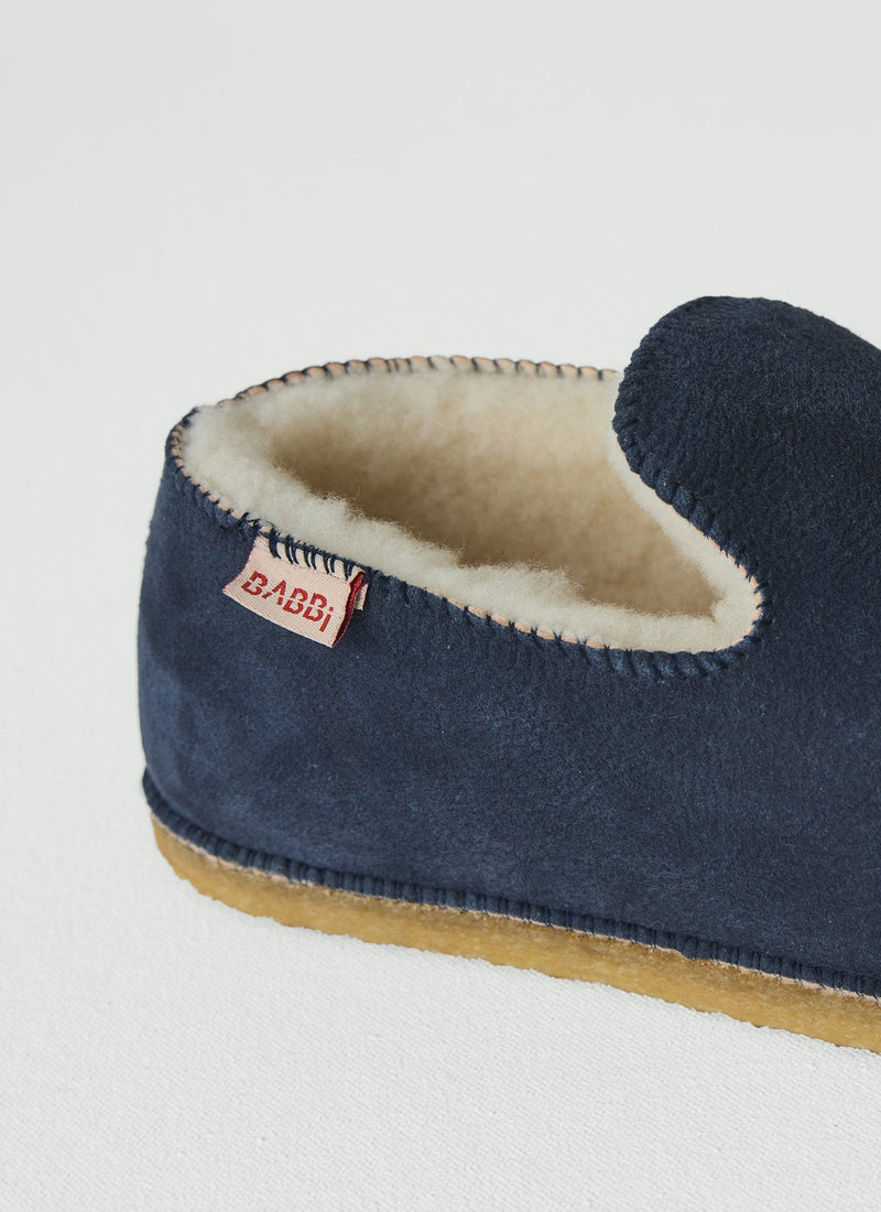 Babbi Charentaise Slippers | Navy