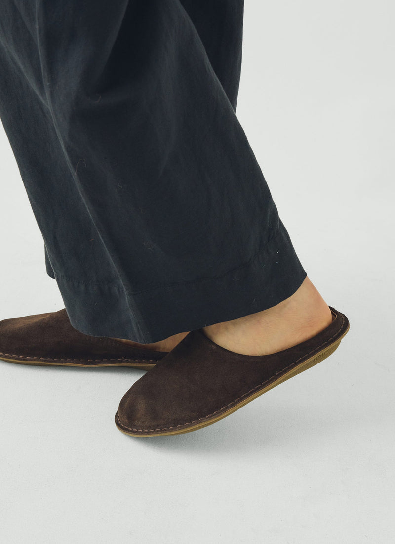 Vibae Roma Mules | Bitter Chocolate
