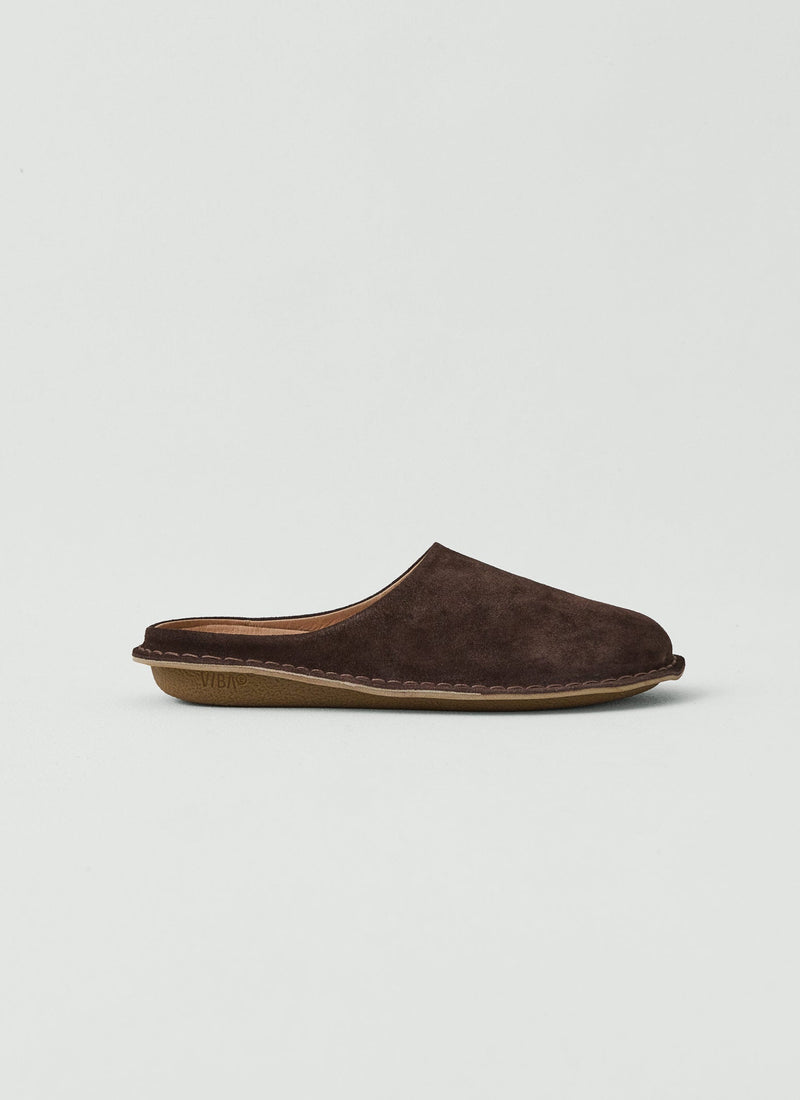 Vibae Roma Mules | Bitter Chocolate