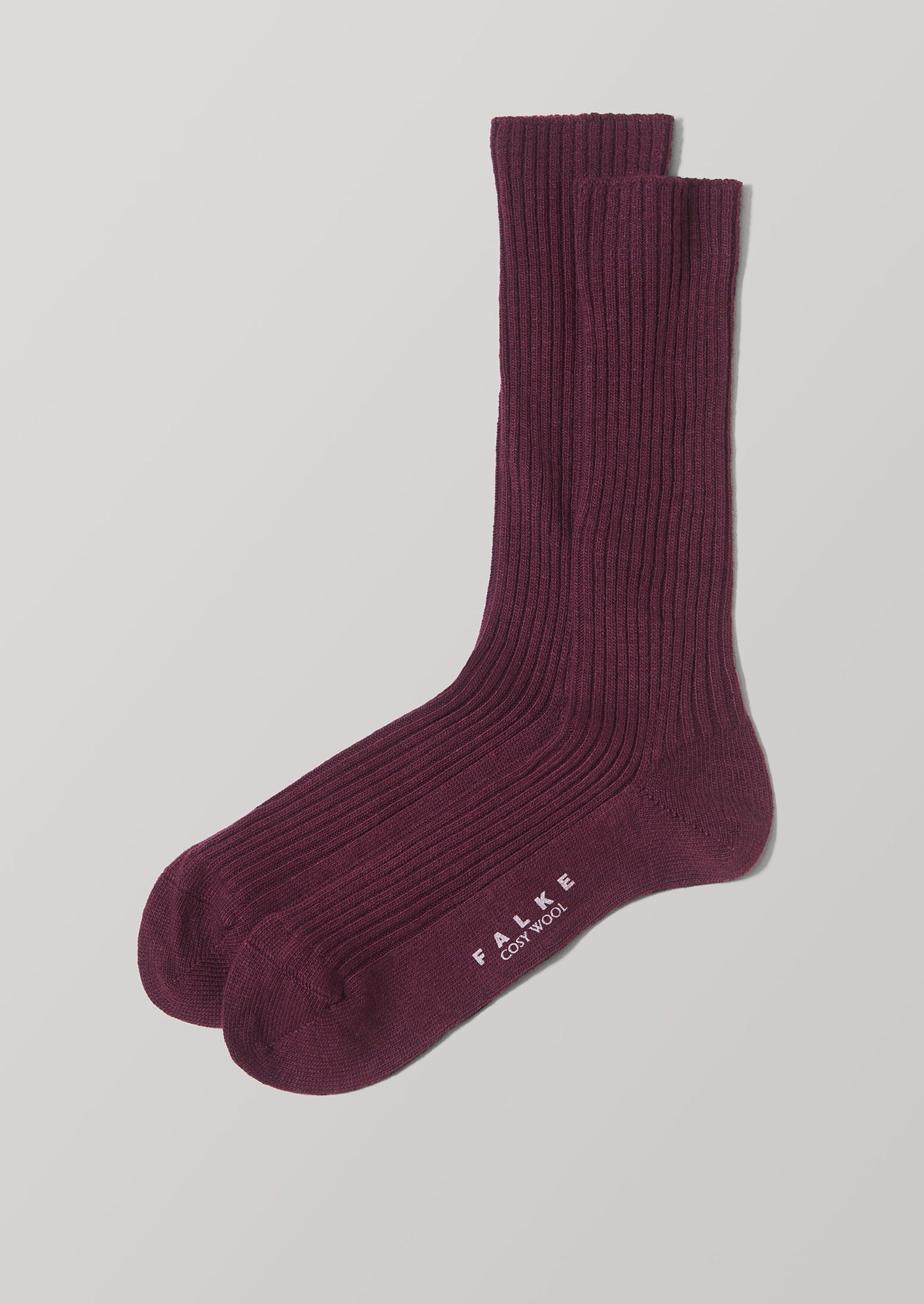 Falke Cosy Wool Boot Socks | Plum