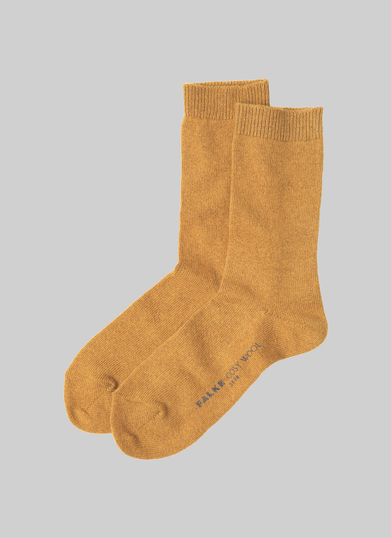 Falke Cosy Wool Socks | Brass