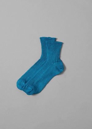 Nishiguchi Kutsushita Linen Socks | River