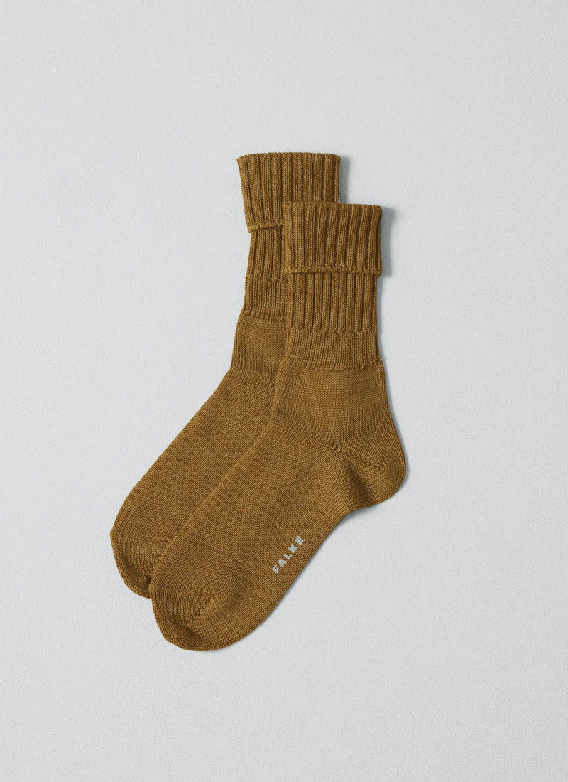 Falke Striggings Chunky Socks | Brass