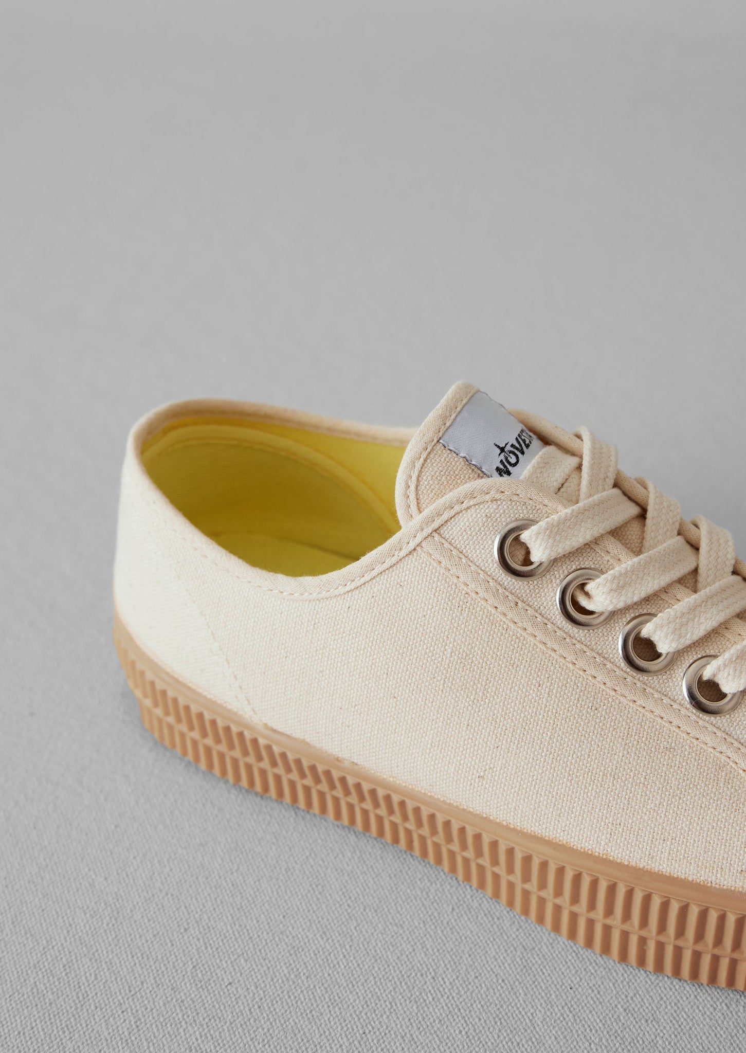 Novesta Star Master Plimsolls | Ecru/Transparent