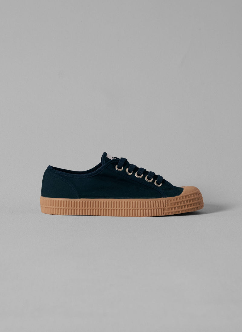 Novesta Star Master Waxed Cotton Plimsolls | Indigo