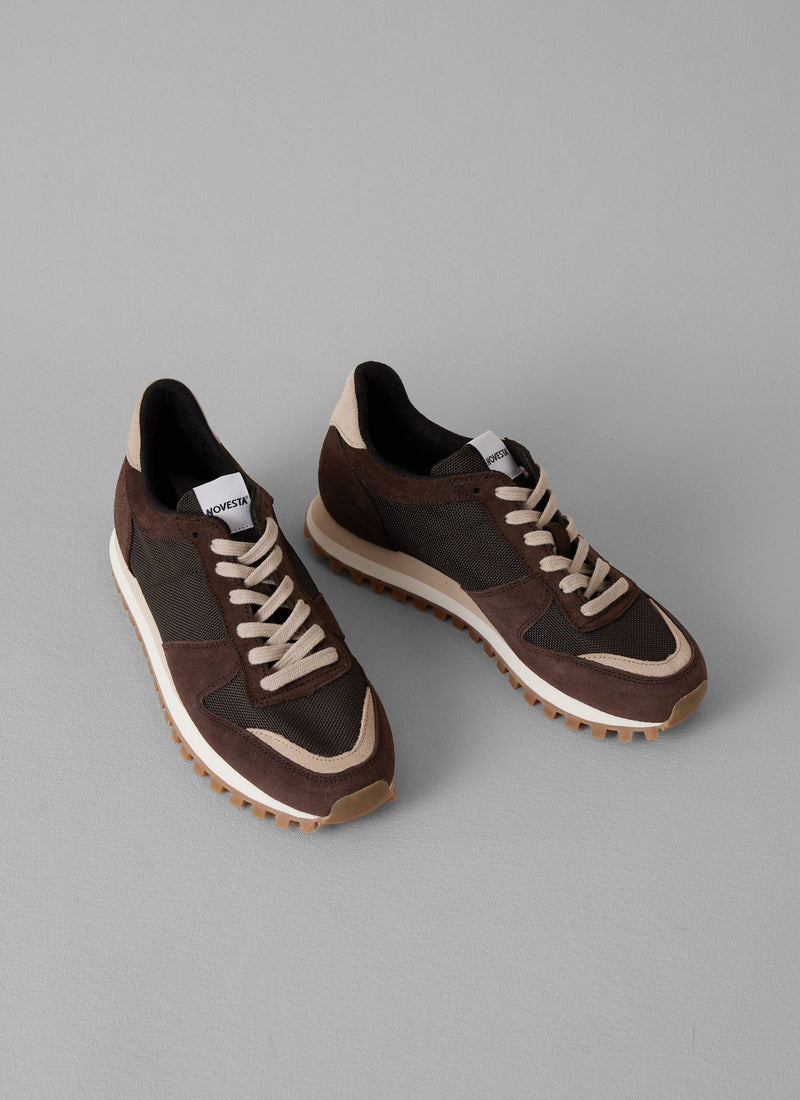 Novesta Marathon Trainers | Brown/Praline