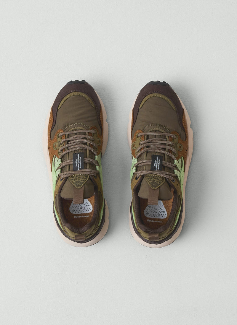 Flower Mountain Yamano Kaiso Trainers | Deep Olive