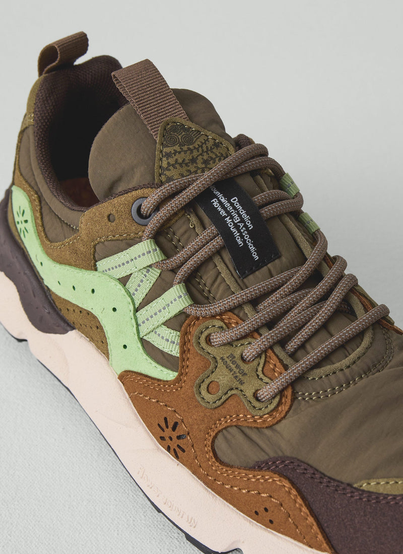 Flower Mountain Yamano Kaiso Trainers | Deep Olive