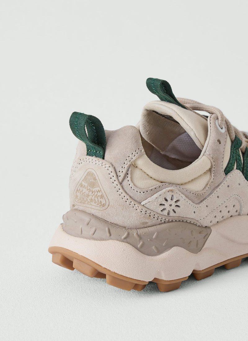 Flower Mountain Yamano Kaiso Trainers | Green/Chalk Multi