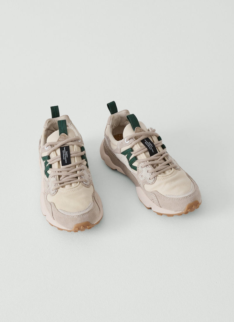Flower Mountain Yamano Kaiso Trainers | Green/Chalk Multi