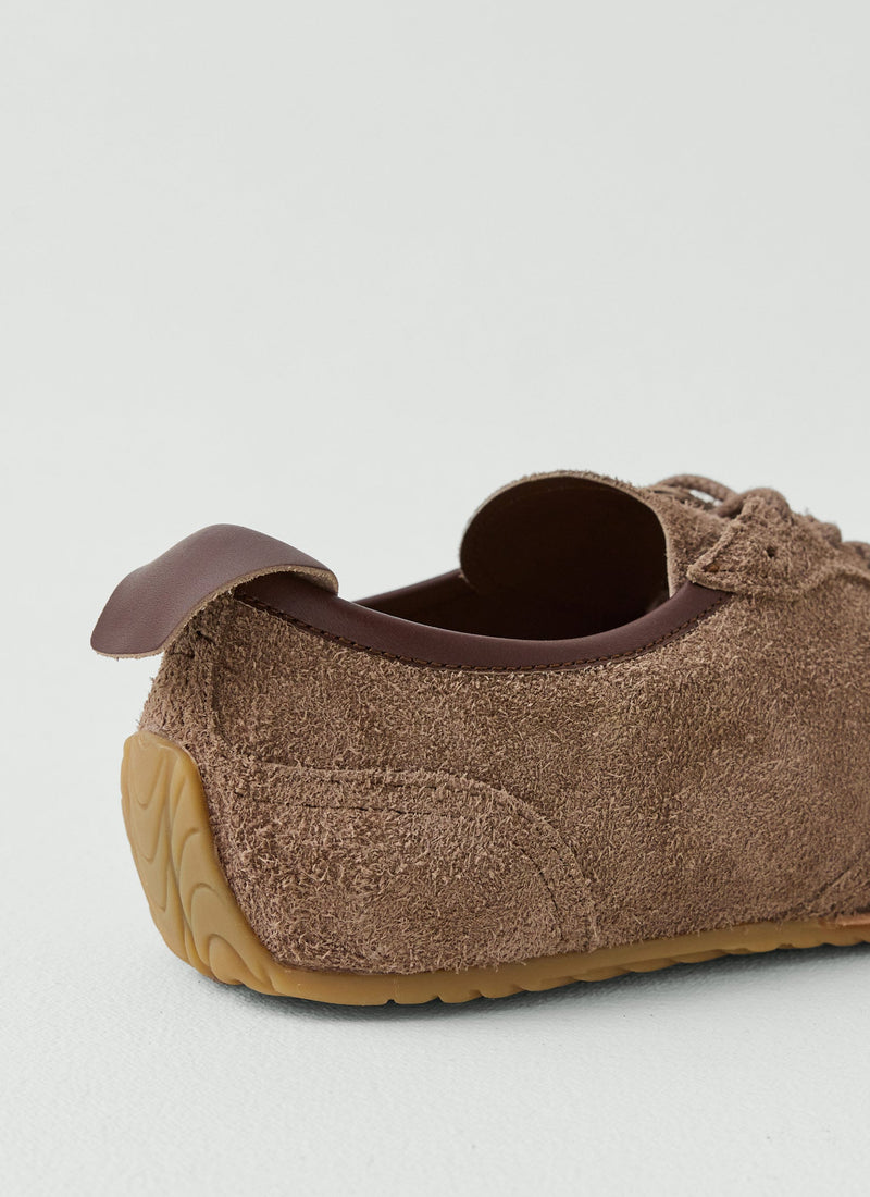 Koops Barefoot Suede Trainers | Wood