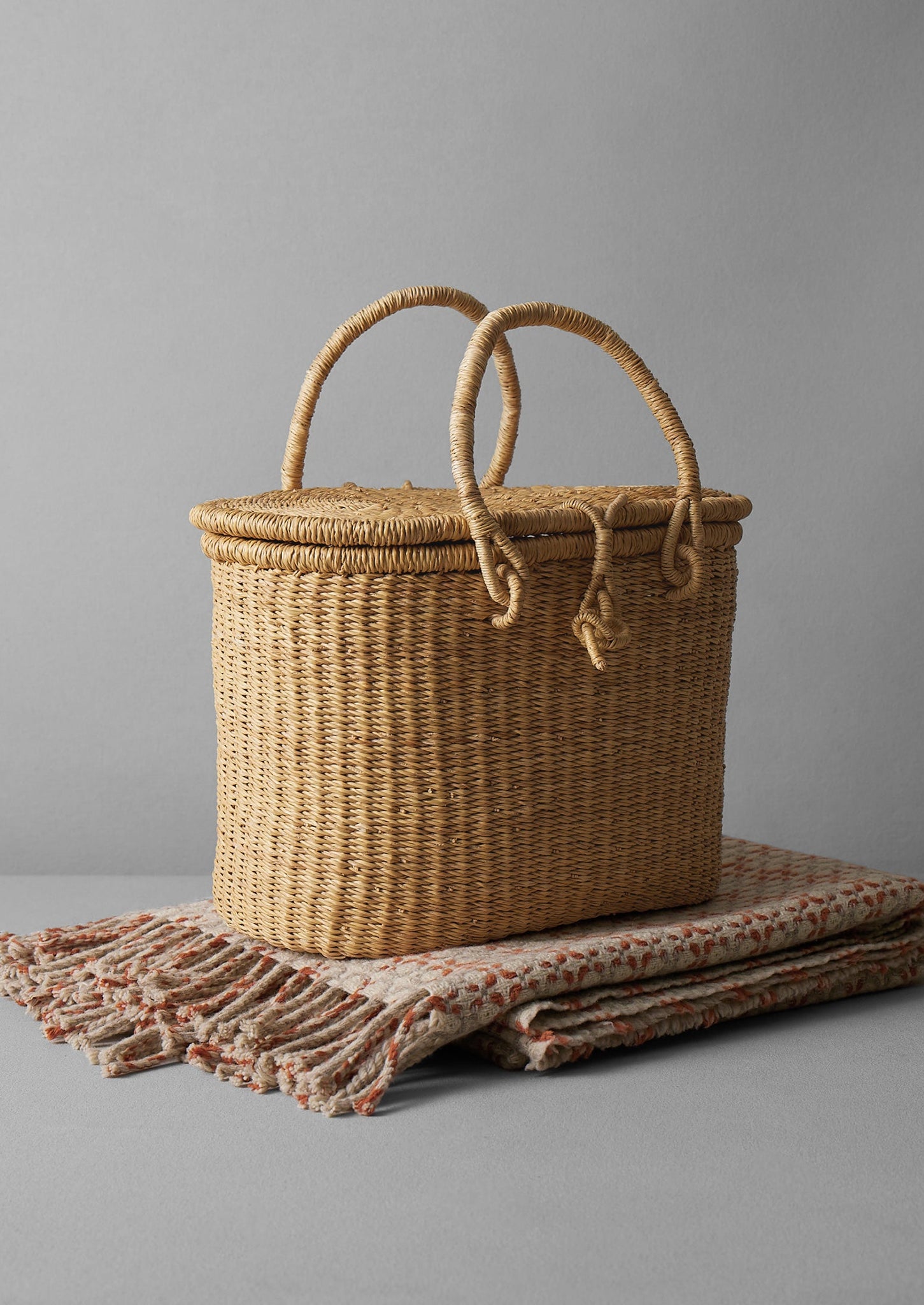 Veta Vera Grass Picnic Basket | Natural