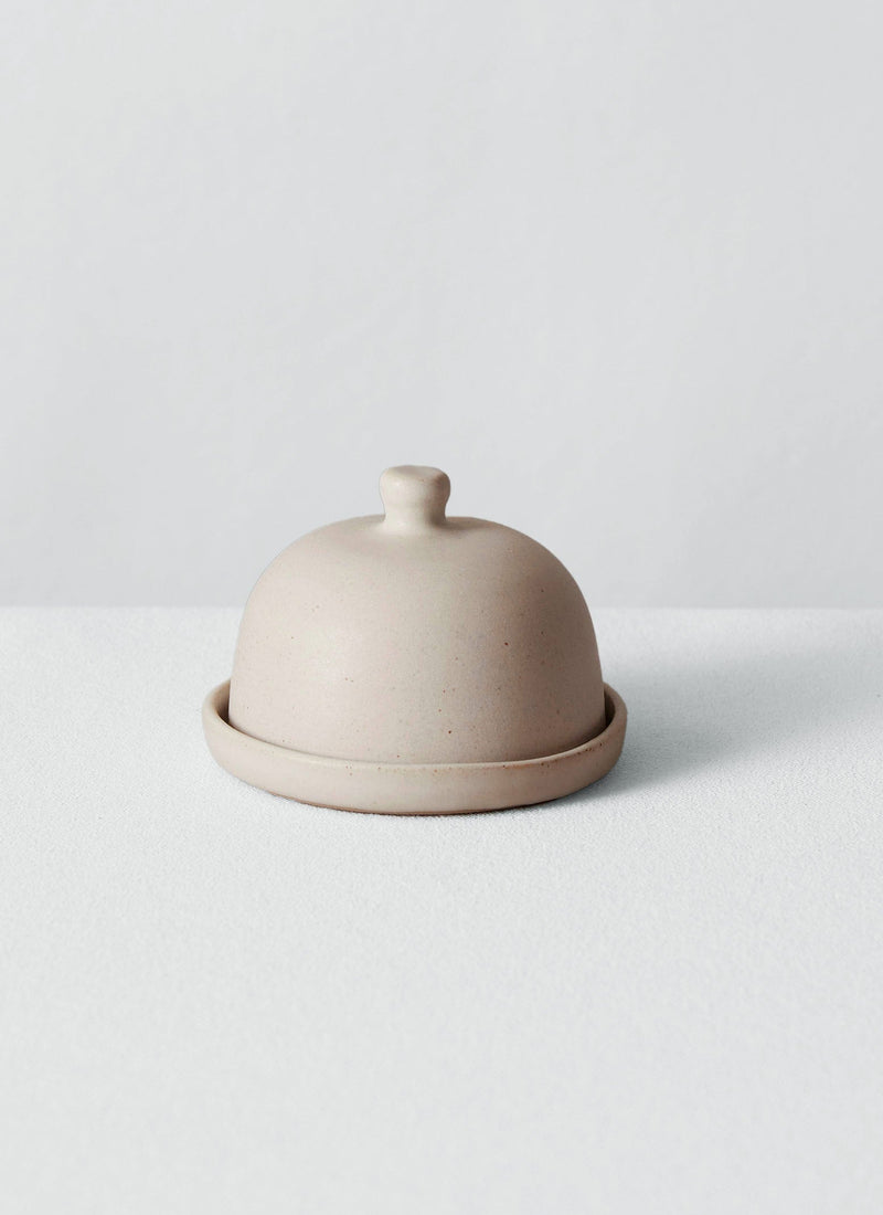 Rebecca Williams Butter Dish | Matte White