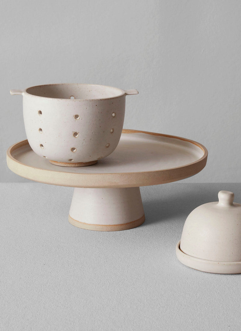 Rebecca Williams Cake Stand | Matte White