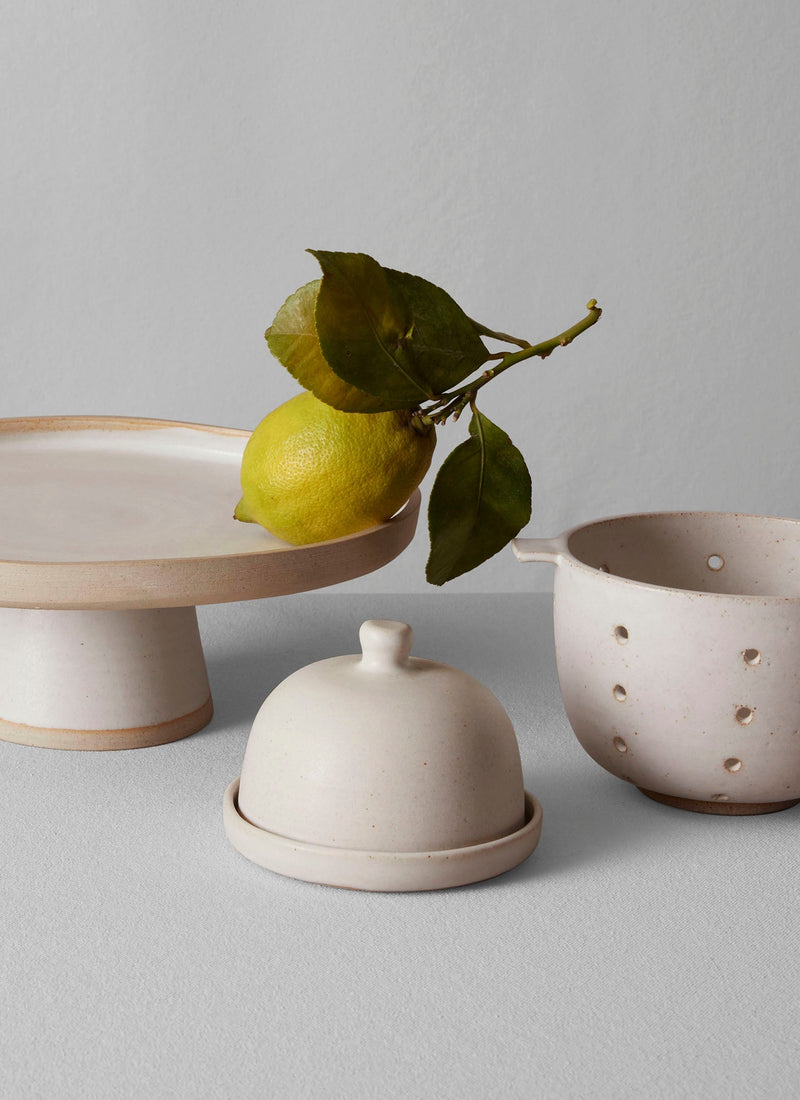 Rebecca Williams Cake Stand | Matte White