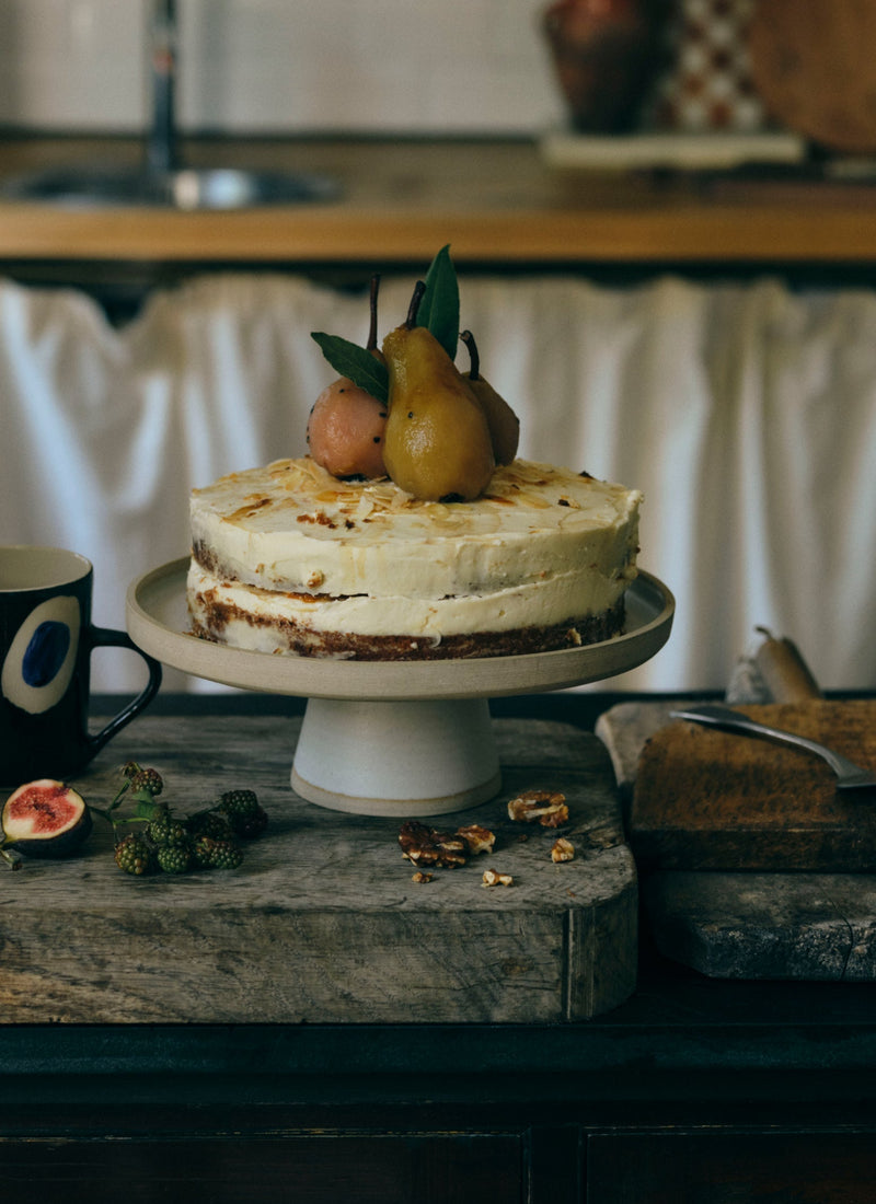 Rebecca Williams Cake Stand | Matte White