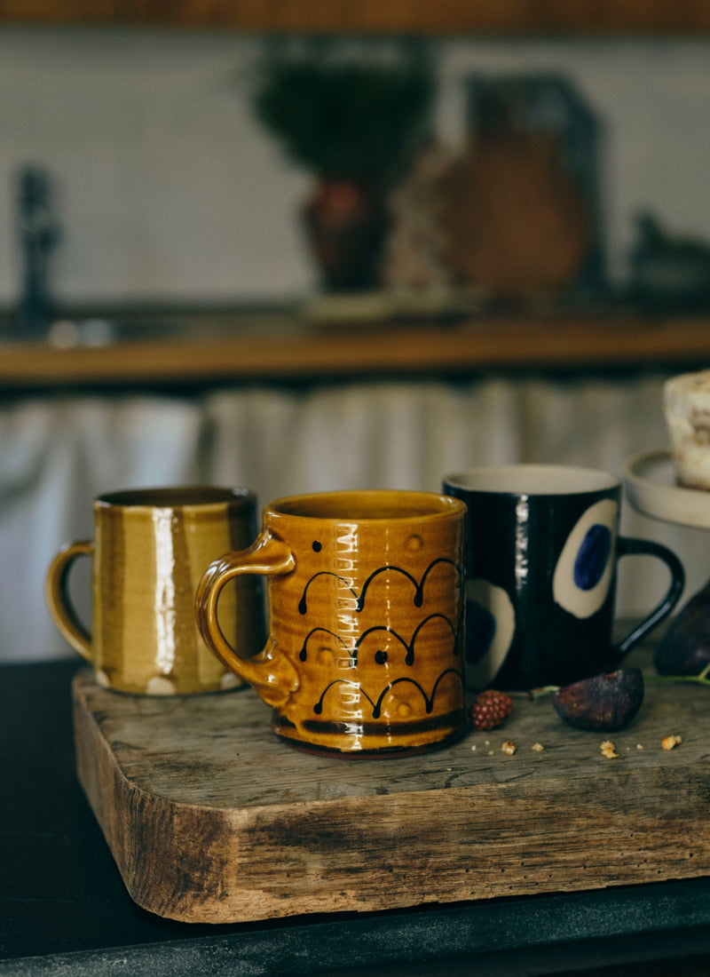 Frances Savage Mug | Honey/Terracotta