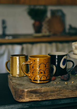 Frances Savage Mug | Honey/Terracotta