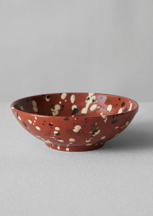 Cortona Splatter Bowl | Terracotta/Multi