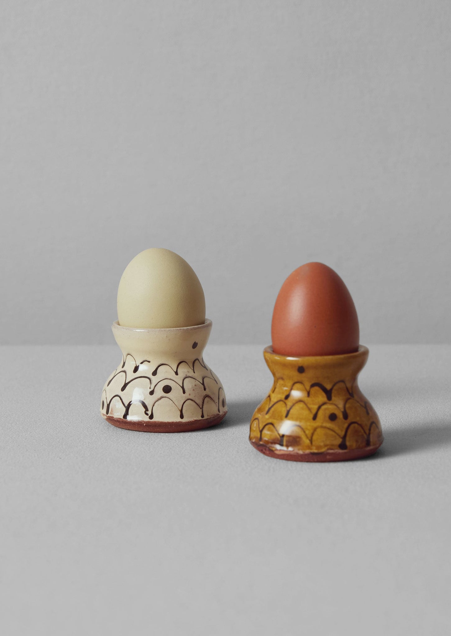 Frances Savage Egg Cup Set | Cream/Terracotta