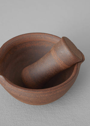 Jynsym Ong Pestle and Mortar | Red Clay