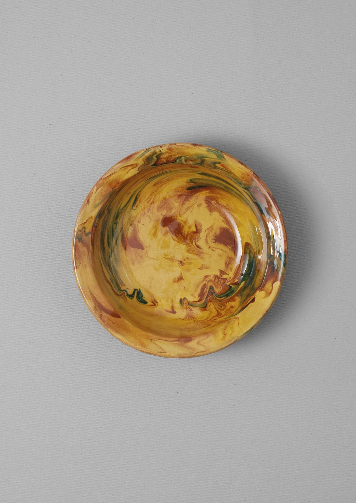 Poterie Barbotine Marbled Dish | Honey