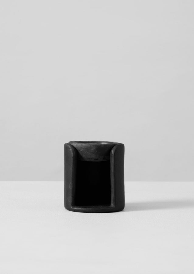 Longpi Oil Burner | Black Clay