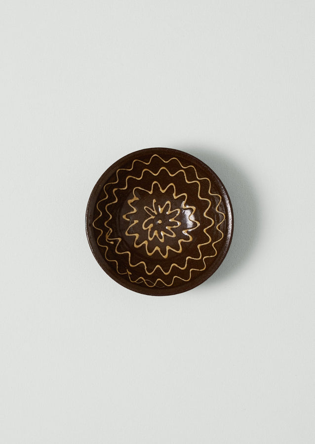 Lily Pearmain Flower Pattern Small Bowl | Peat/Terracotta