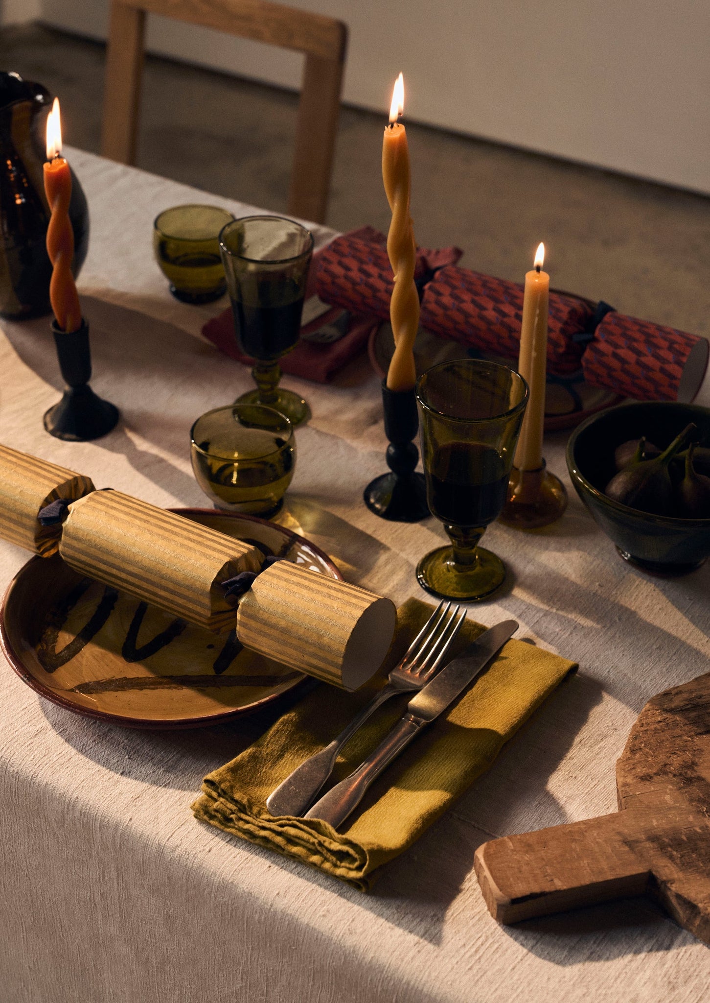 Ben Hall Slipware Plate | Honey/Terracotta