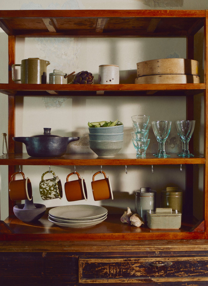 Cisco And The Sun Stoneware Storage Jar | Moss
