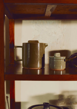 Cisco And The Sun Stoneware Tea Pot | Moss