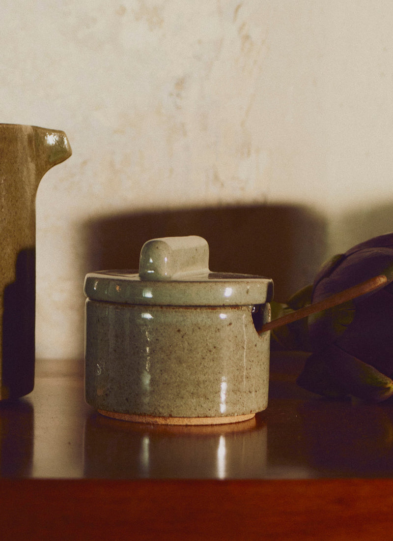 Cisco And The Sun Stoneware Sugar Pot | Dove