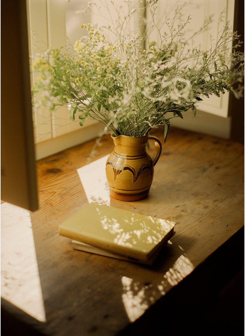 Matt Grimmitt Slipware Jug | Honey/Terracotta