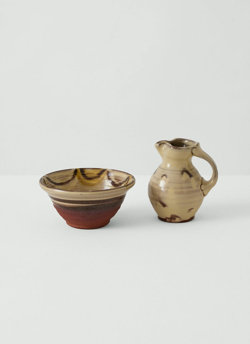Frances Savage Porridge Bowl | Cream/Terracotta