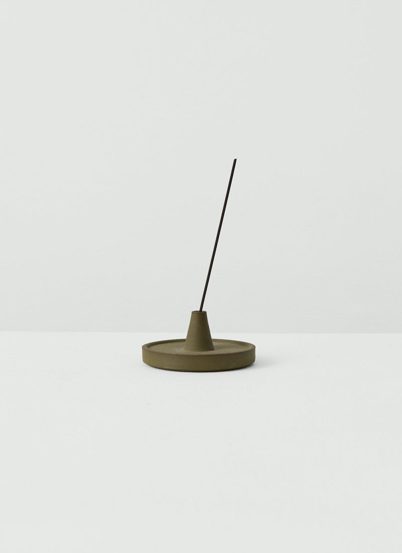 Andrea Roman Incense Holder | Moss Green