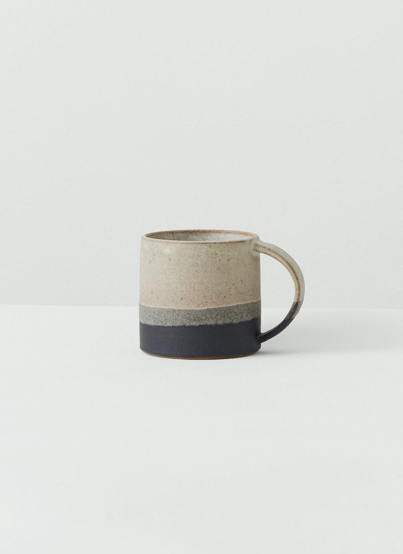 Hilda Carr Dipped Mug | Oat/Charcoal