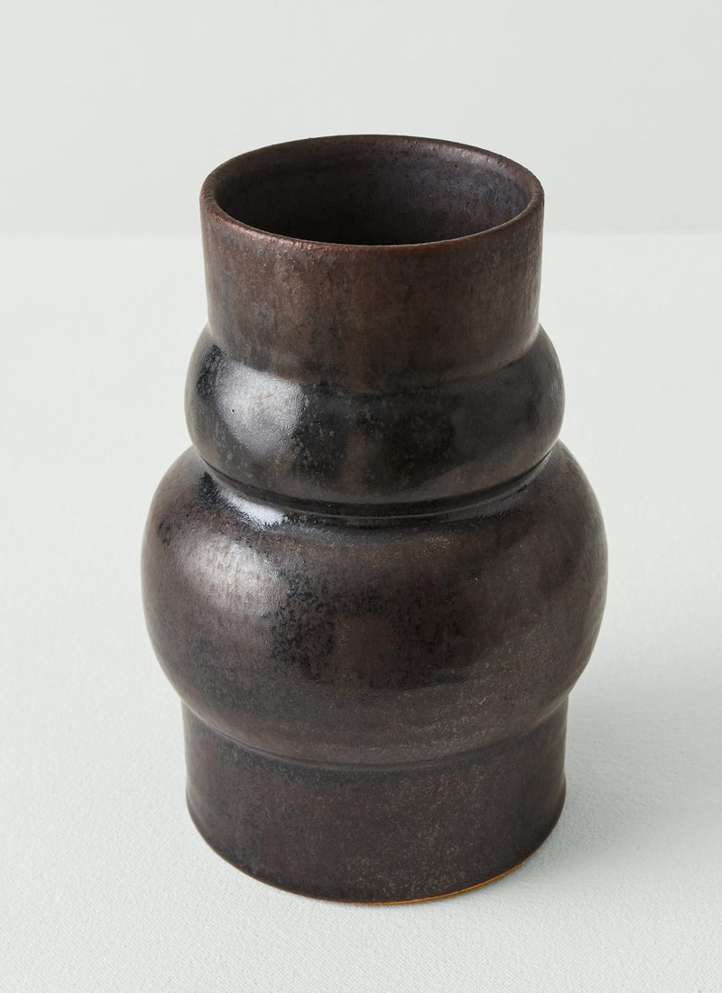 Soweh Wood Fired Vase | Carbon Black