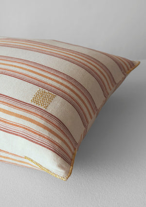 Tove Stripe Cotton Cushion Cover | Apricot