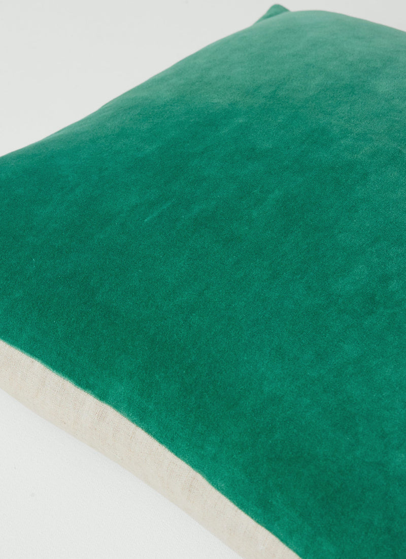 Square Velvet Cushion Cover | Absinthe Green