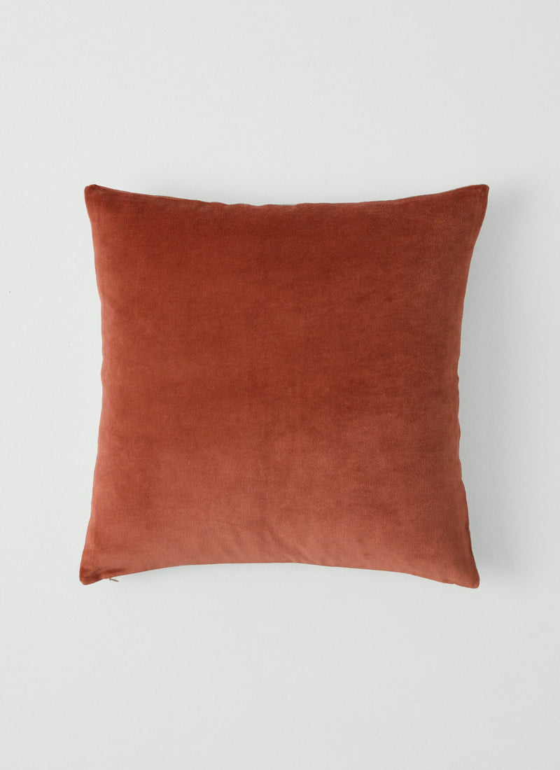 Square Velvet Cushion Cover | Raspberry