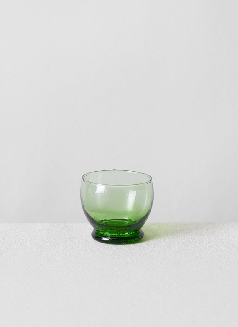 Rounded Moroccan Glasses Set | Green