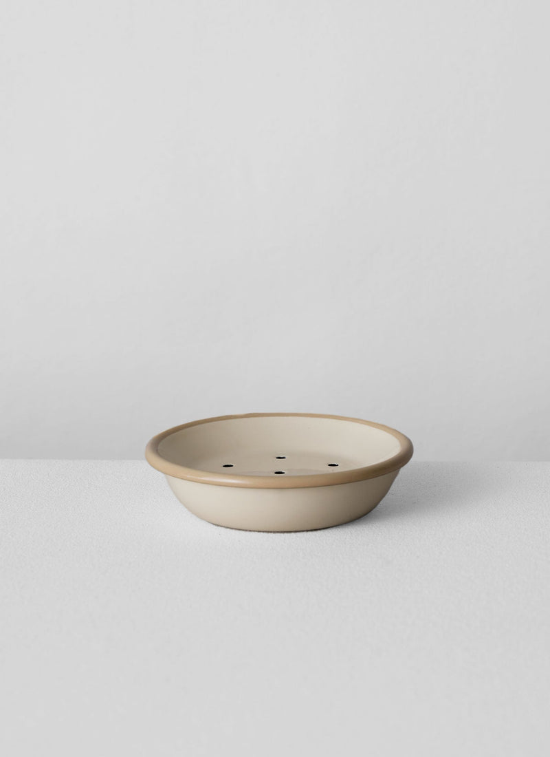 Enamel Soap Dish | Putty/Cream