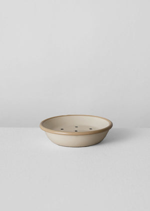 Enamel Soap Dish | Putty/Cream