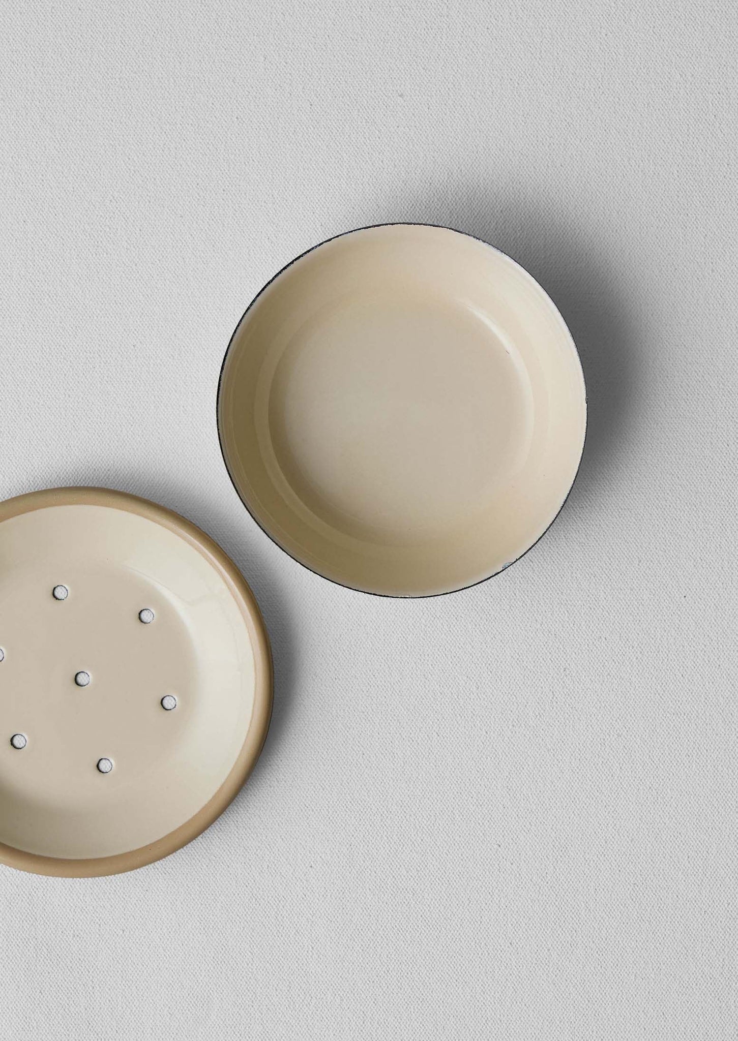 Enamel Soap Dish | Putty/Cream