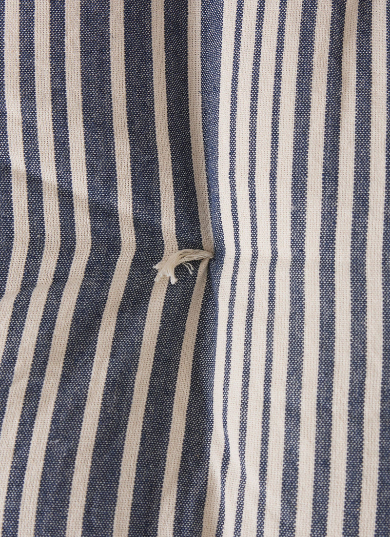 Hand Woven Stripe Summer Mattress | Ecru/Indigo