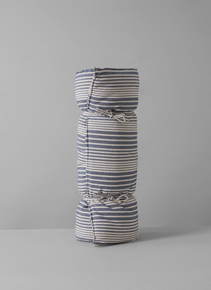 Hand Woven Stripe Summer Mattress | Ecru/Indigo
